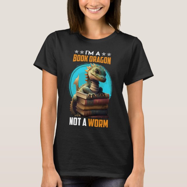 Bok Bok Dragon Läsare för vänner, Bo T Shirt (Framsida)