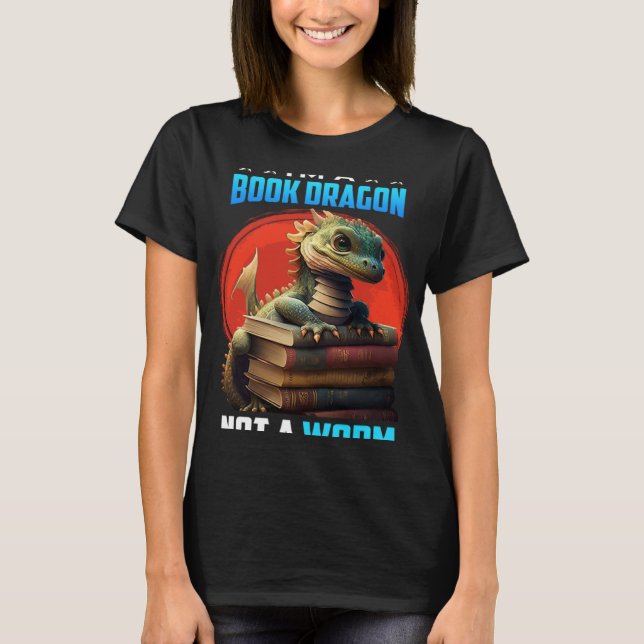 Bok Bok Dragon Läsare för vänner, Bo T Shirt (Framsida)