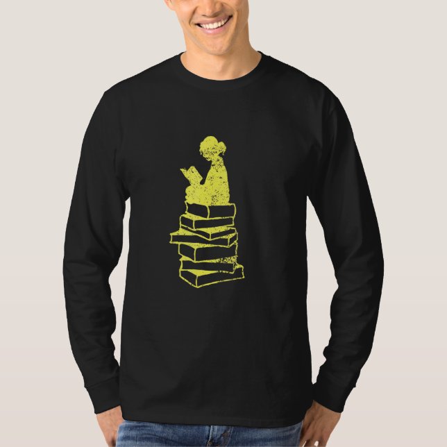 Bok Bok Reading Nerd T Shirt (Framsida)