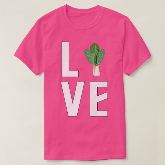 Bok Choy Älskare, Funny Asian Cooking,  T Shirt (Design framsida)