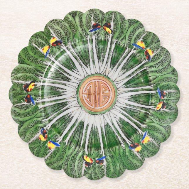 Bok Choy Paper Coaster Underlägg Papper (Framsida)