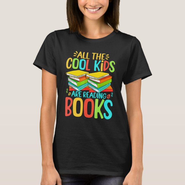 Bok Citat Bokmask Pun Bok Läsning Text 2 T Shirt (Framsida)