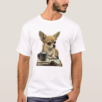 Bok Coffee Tea Reading T Shirt