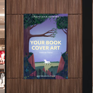 Bok Cover Art Författare till Bok-lansering Poster