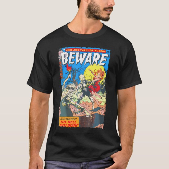 Bok Cover Beware 10, Tecknad T Shirt (Framsida)