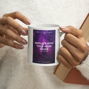 Bok Cover-evenemangets säljfrämjande undertecknare Kaffemugg