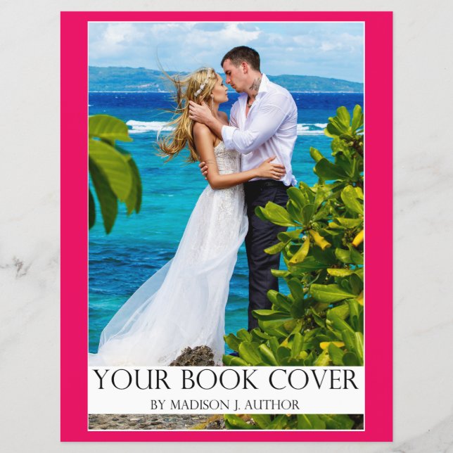 Bok Cover för skrivprogrammet romantik | Författar Reklamblad (Framsidan)