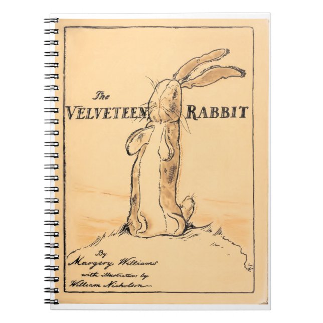 Bok Cover - Velveteen Rabbit Anteckningsbok (Framsidan)