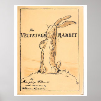 Bok Cover - Velveteen Rabbit Poster