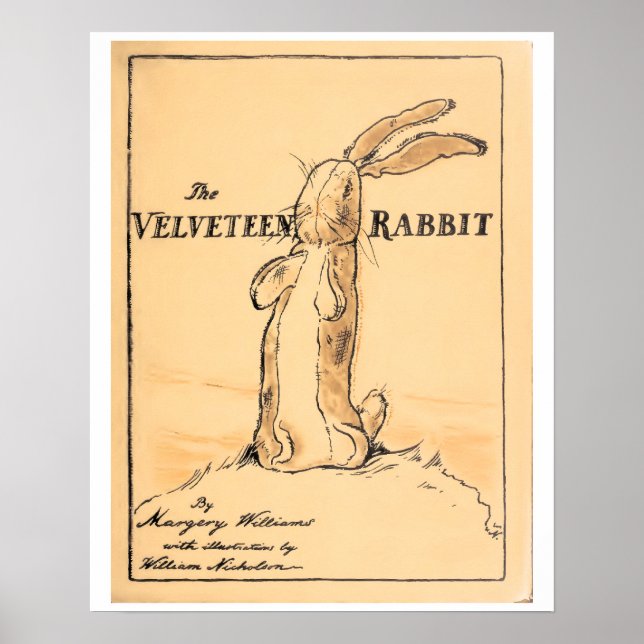 Bok Cover - Velveteen Rabbit Poster (Framsidan)