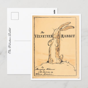 Bok Cover - Velveteen Rabbit Vykort