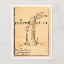 Bok Cover - Velveteen Rabbit Vykort