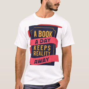 Bok-design stil fantastisk t shirt