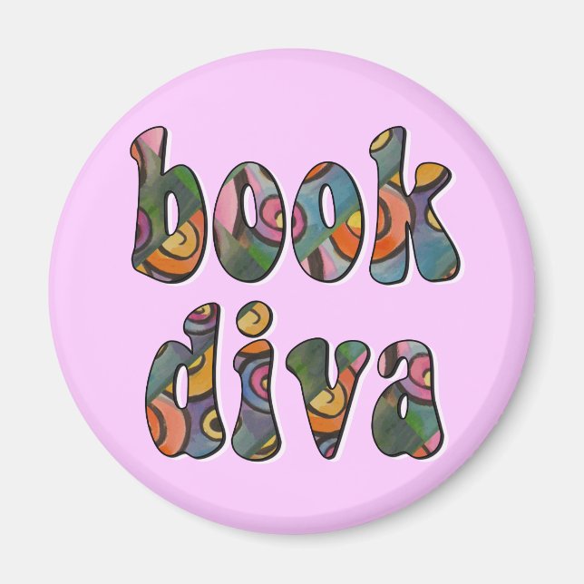 Bok Diva 2 Magnet (Framsidan)