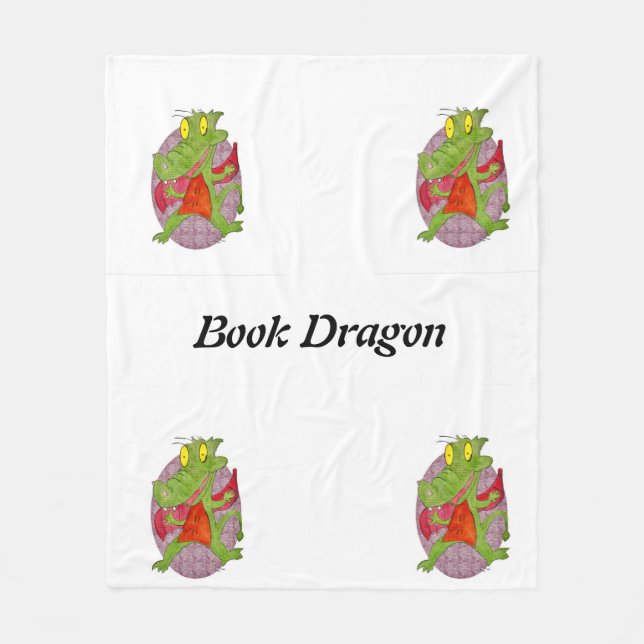 Bok Dragon Fleece Blanket av Sommer Hamilton (Framsidan)