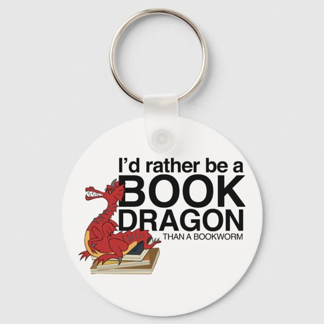Bok Dragon Nyckelring (Framsida)