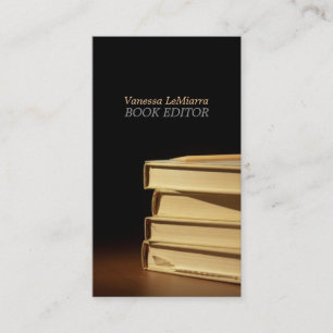 Bok Editor Author Novelist Poet Journalist Blogg Visitkort