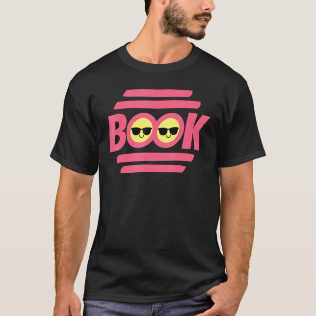 Bok Emo Ji Classic för Bok Day T Shirt (Framsida)