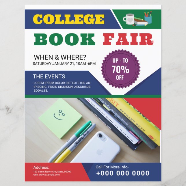 Bok Fair Flyer-mall (Framsida)