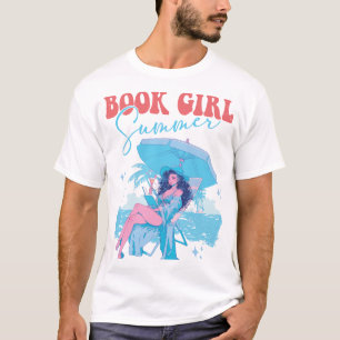 Bok Flickaktigt: Sommar Retro Beach Cocktail Chill T Shirt