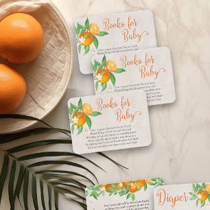Bok för Baby Dikt Citrus Orange Neutralt Tilläggskort