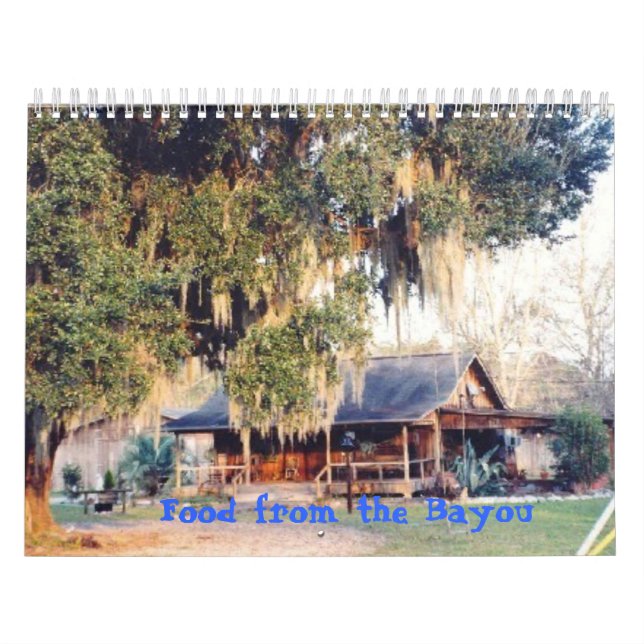 Bok för Cajun receptkock Kalender (Omslag)