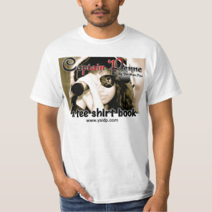Bok för skjorta för kaptenPenne utslagsplats Tee Shirt