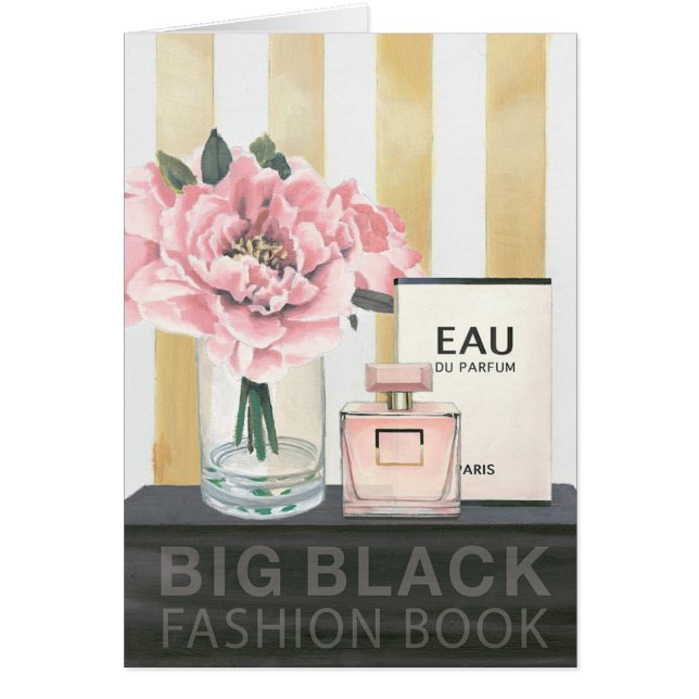 Bok för vildApple | randig stor mode - Hälsningskort (Framsidan)