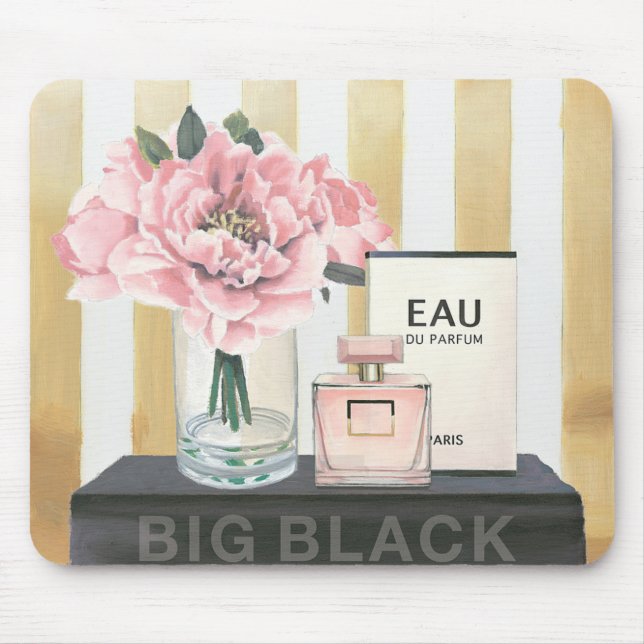 Bok för vildApple | randig stor mode - Musmatta (Framsidan)