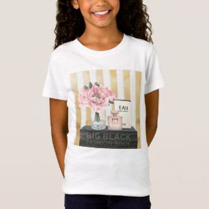 Bok för vildApple randig stor mode - Tee Shirt