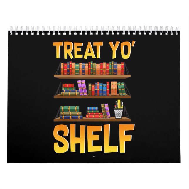 bok gåva som rolig läsning av älskare biblioteksbe kalender (Omslag)