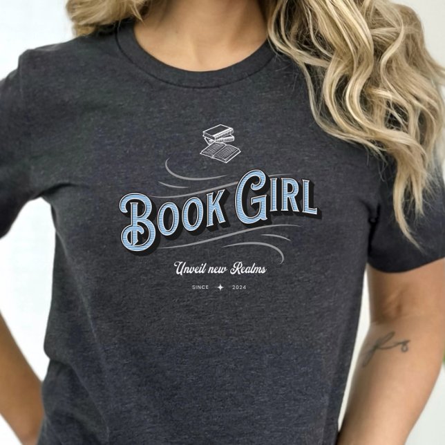 Bok Girl Quote for Readers T Shirt (Skapare uppladdad)