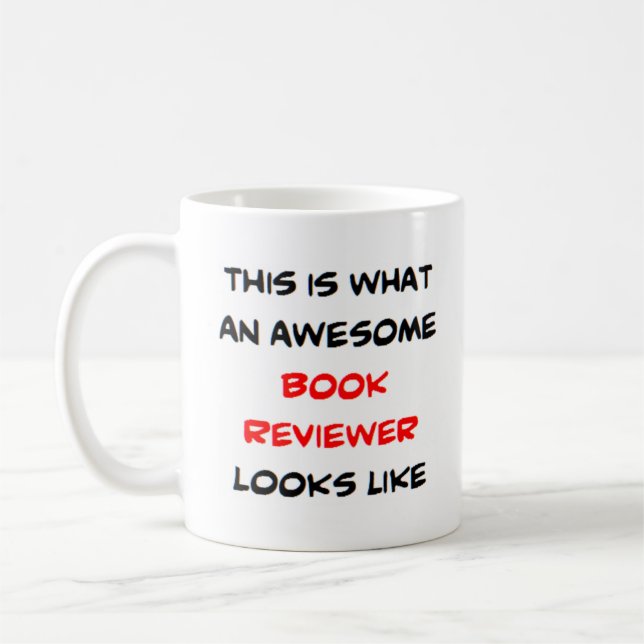 bok granskare, fantastisk kaffemugg (Vänster)