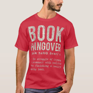 Bok Hangover för Bok Älskare Bok Mask T Shirt
