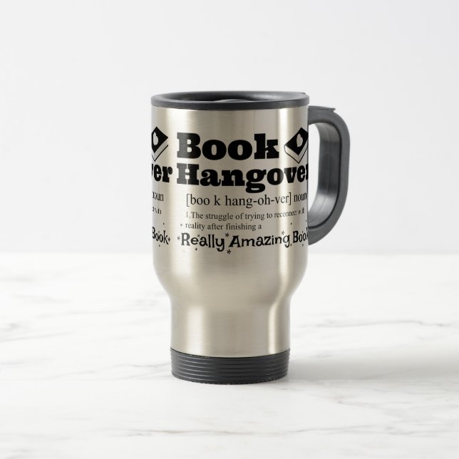 Bok Hangover Travel Thermal Mugg (Framsida höger)