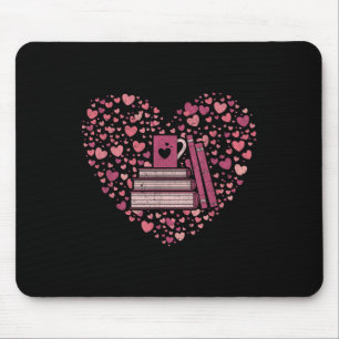 Bok Heart Bok Reader Gift Bookworm Nerd Kärlek Rea Musmatta