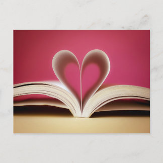 Bok Heart Vykort
