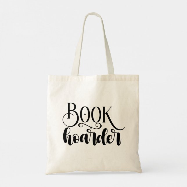 Bok Hoarder Tote Bag - Bok Älskare Tote bags Tygkasse (Baksida)