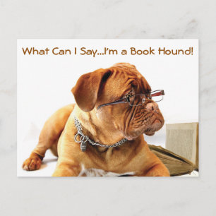 Bok Hound Hund vykort