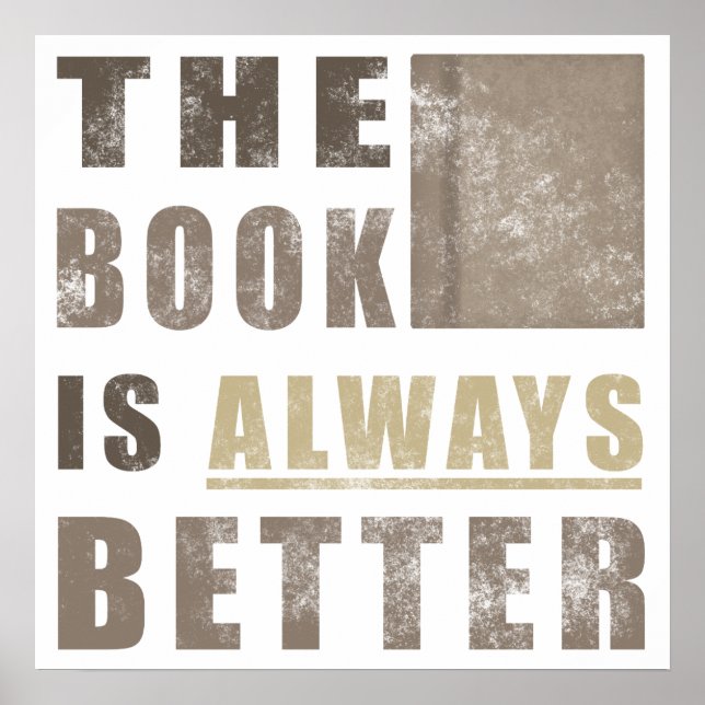 Bok Humor Gift Idea Poster (Framsidan)