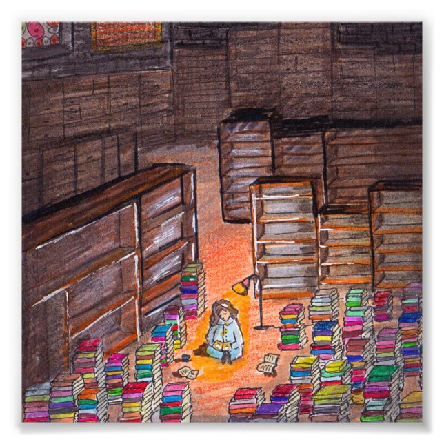 Bok hungrig fototryck (Framsidan)