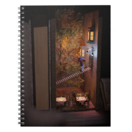 Bok-hyllinlägg - trappor till hemmet anteckningsbok