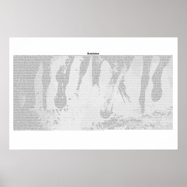 Bok i avslöjandet (fullständig KJV-text) Poster (Framsidan)