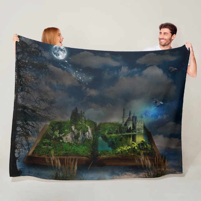 BOK i FANTASY Fleecefilt (På plats)