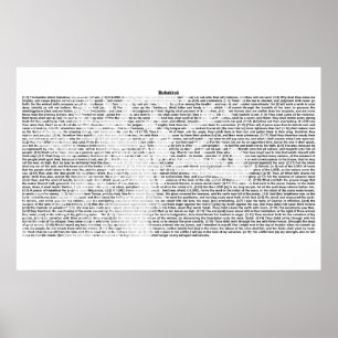 Bok i Habakkuk (fullständig KJV-text) Poster