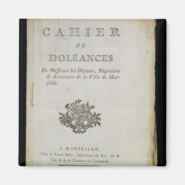 Bok i klagomål" magnet (Framsidan)