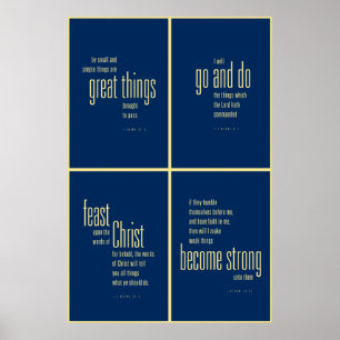Bok i Mormon-samlingen poster. Poster