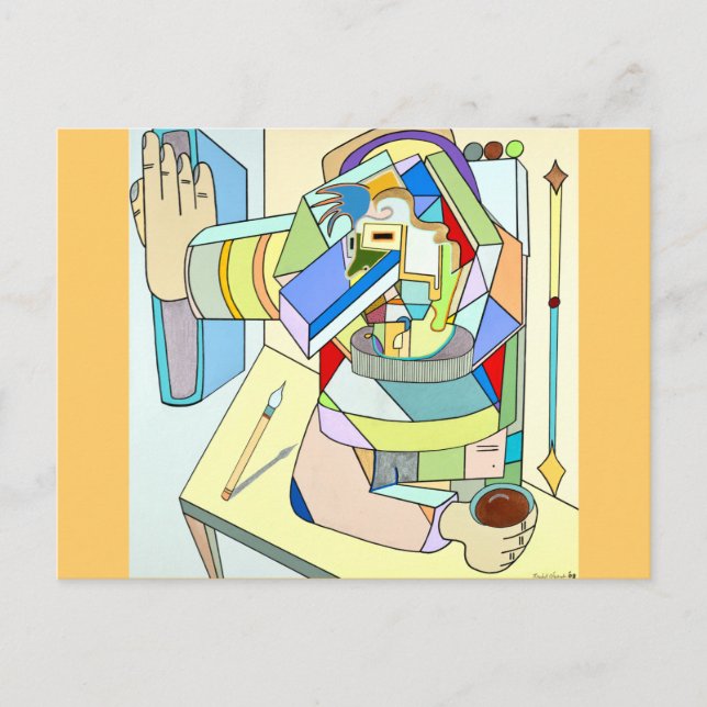 "Bok i Regler" av Ruchell Alexander Vykort (Framsida)