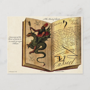 Bok i Spirits Postcard Vykort