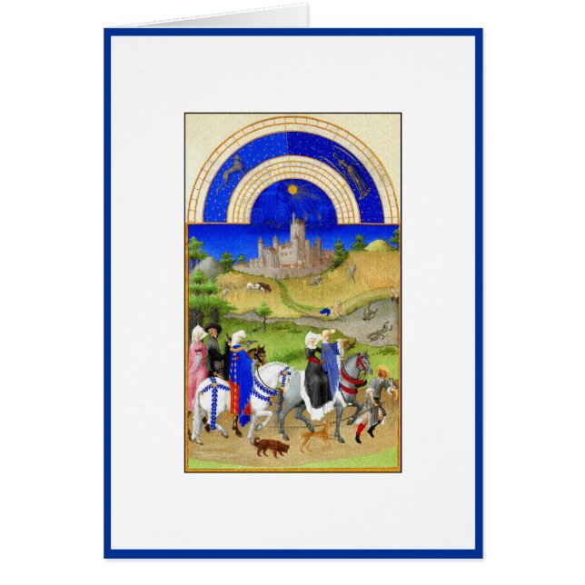 Bok i timmen - augusti hälsningskort (Framsidan)